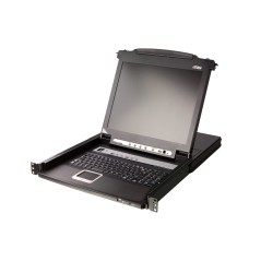 Aten 8 Port 19" LCD KVMP Switch - High-Performance, Reliable & Compact (CL5708N-ATA-2XK06A1G)